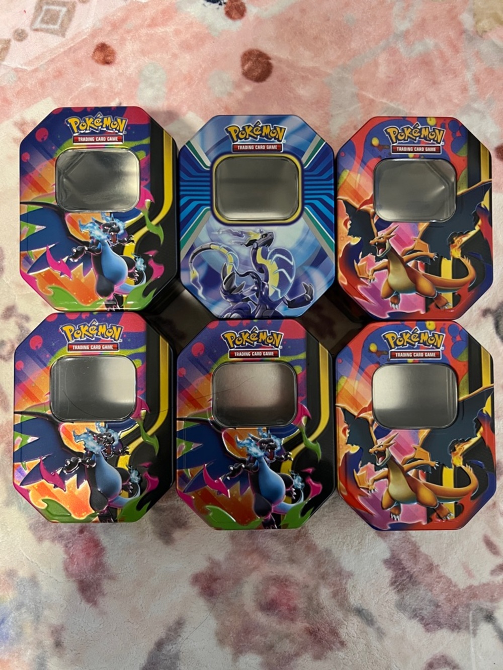 LIKE NEW Empty Pokemon Collectible Tin Set